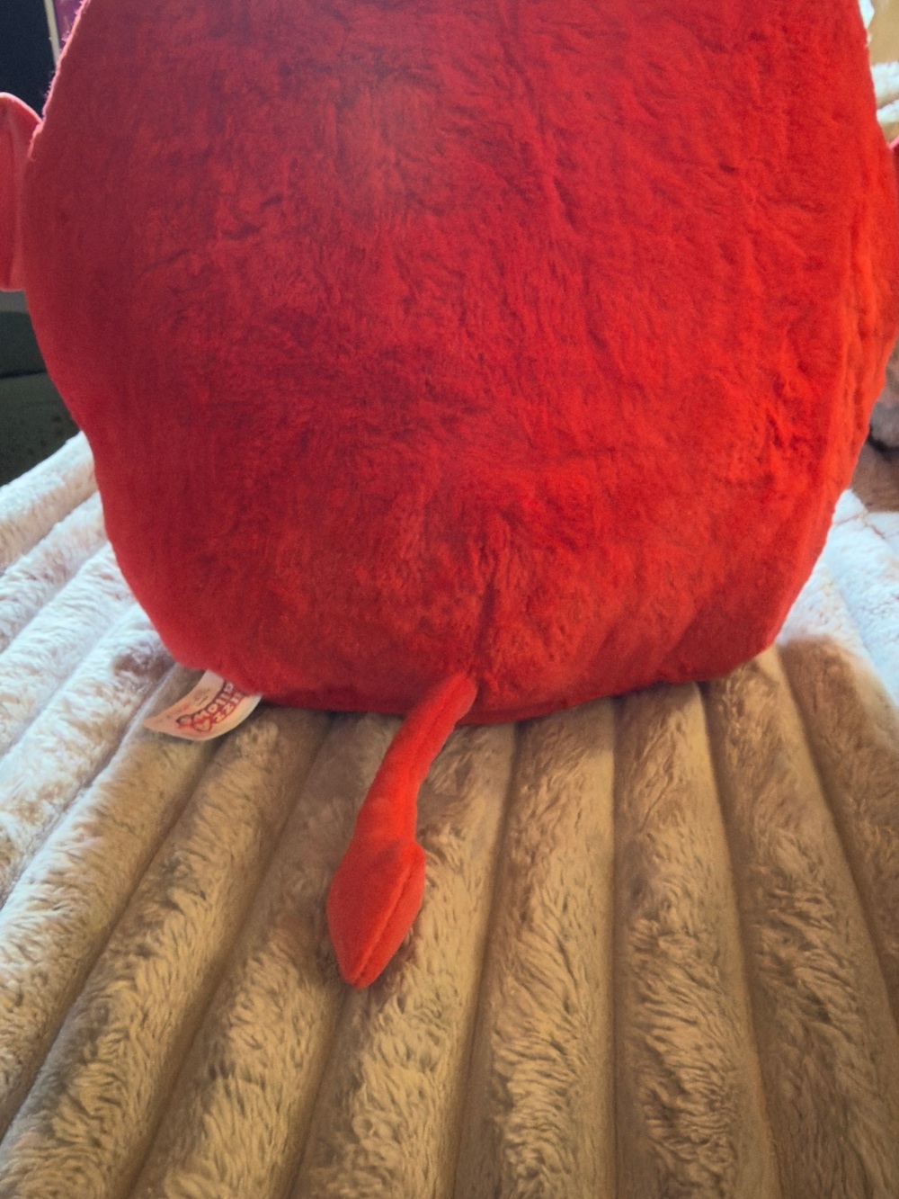 Squishmallows Fuzz-A-Mallows-Red Devil Dante Plush - Picture 9 of 9